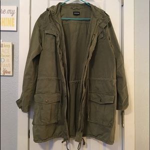 Joe Boxer XL army green jacket with hood